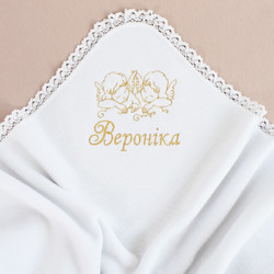 Іменна крижма для хрещення флісова